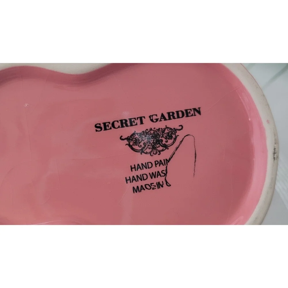 Set Of 4 Ceramic Easter Bunny Peep Measuring Cups‎ Secret Garden 1/4 to 1 Cup!